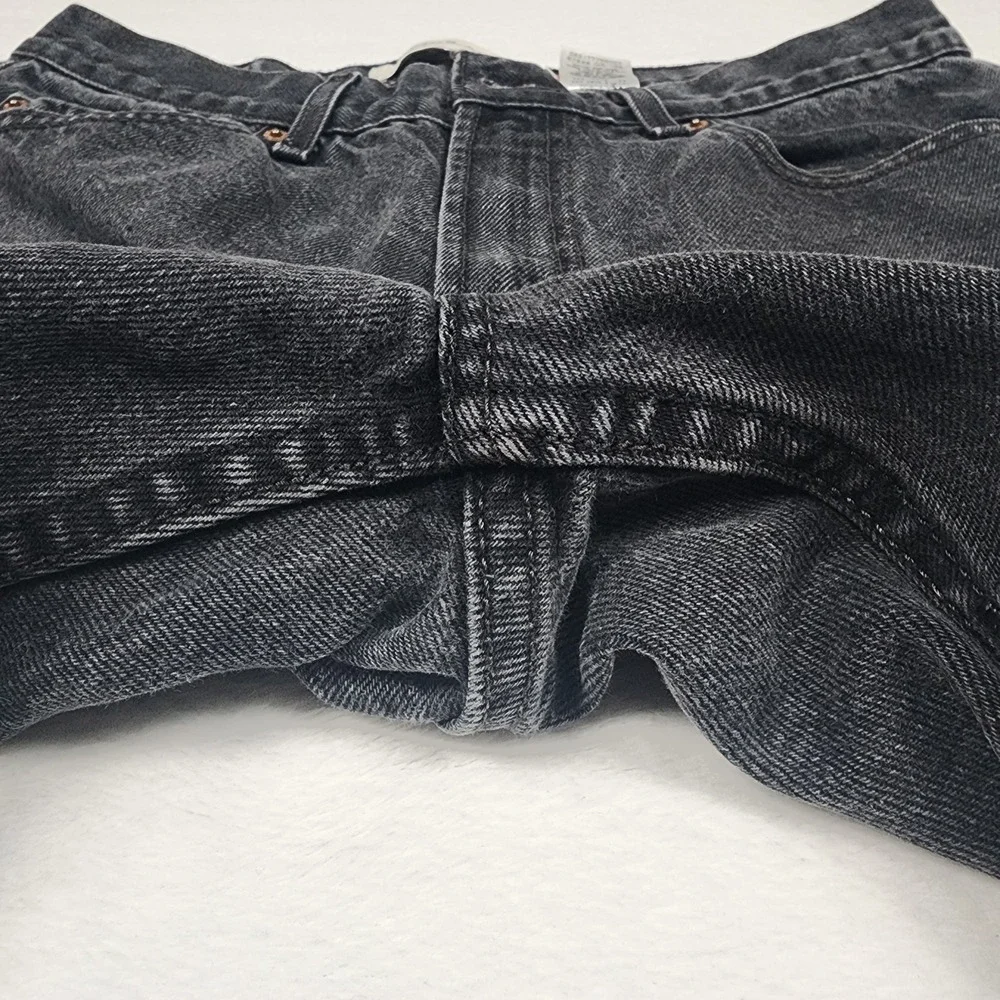 Levis 505 Regular Fit Jeans Mens Size 33x30 Black Straight Denim Pants